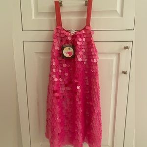 NWT Halabaloo Girls Sequin Dress (Fuschia)
